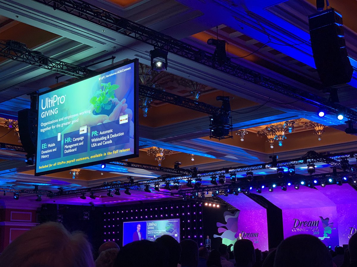 joshaversa's tweet photo. Excited we’re providing new functionality to make it easier for customers to foster a culture of giving by making it easier to track and run company/employee giving campaigns!  #UltiConnect https://t.co/5oOiOBiQL6