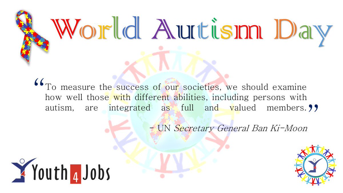 Youth4Jobs's tweet photo. Youths on the autism spectrum struggle to get jobs. #Y4J has successfully trained &amp; placed youth on the spectrum in corporate jobs across India worked with companies to make them Autism Friendly.
#WorldAutismDay #AbilityInDisability #ISupportInclusion #Disability #Inclusion https://t.co/He3AqxJq55