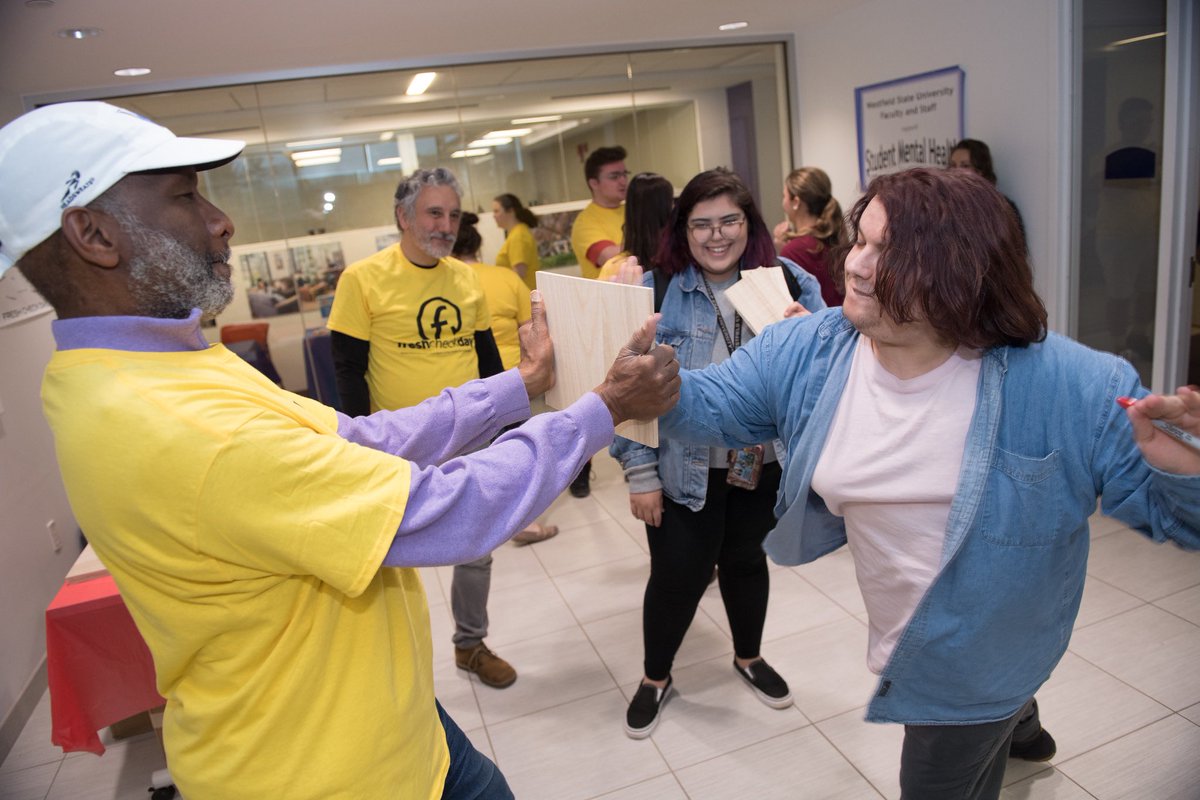 WestfieldState's tweet photo. #FreshCheckDayWestfield was a blast! Through interactive booths & activities, we helped destigmatize mental health in a fun and exciting way.
More πΈ: https://t.co/zjRpnuB1PM https://t.co/1PFuIdsc5s