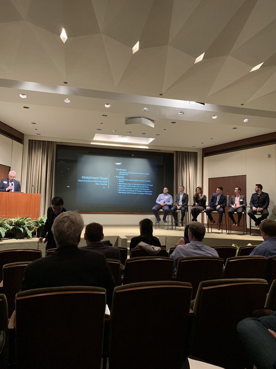 BeaxyExchange's tweet photo. Our Head of Operations @NickMurphy197 speaking on an investment panel at International Blockchain Congress with @rumimorales and some other great speakers! Our friend @cenaclecapital is the emcee https://t.co/nWR9Bafgi8