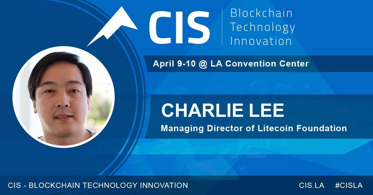 LTCFoundation's tweet photo. Giveaway to come see @SatoshiLite's fireside chat with @APompliano LIVE at https://t.co/jEGrwDwQD7 next week!

The next 20 followers to use the code LITECOIN20 get a FREE ticket to @cryptoinvestsmt to come meet Charlie &amp; see the @LTCFoundation #LightningNetwork Builders' Track! https://t.co/feEFgj9Efo