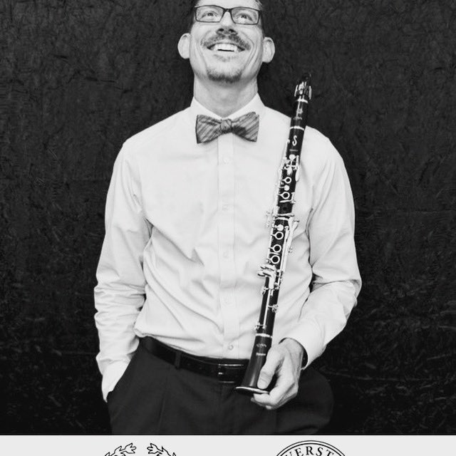 Guest artist, Scot Humes, Associate Professor of Clarinet and Saxophone at the University of Louisiana Monroe, performing music for clarinet and saxophone. 

He will be performing tomorrow in the Hulsey Recital Hall at 12:20 pm. Don’t miss it!