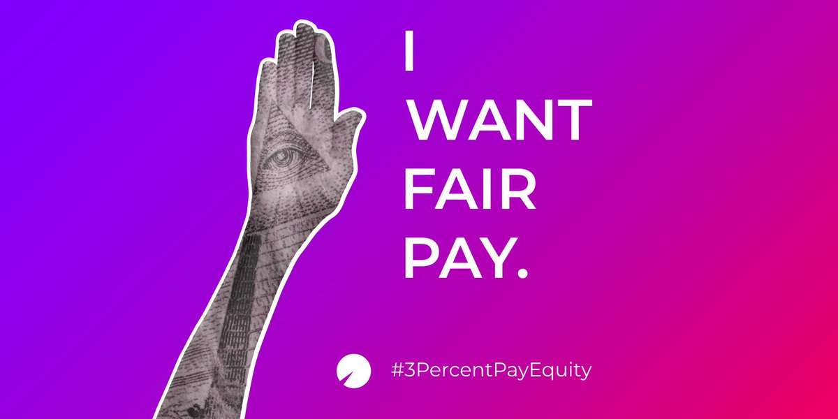 3% Pledge for Pay Equity is impacting nearly 20,000 paychecks and growing. 👏 #3percentpayequity