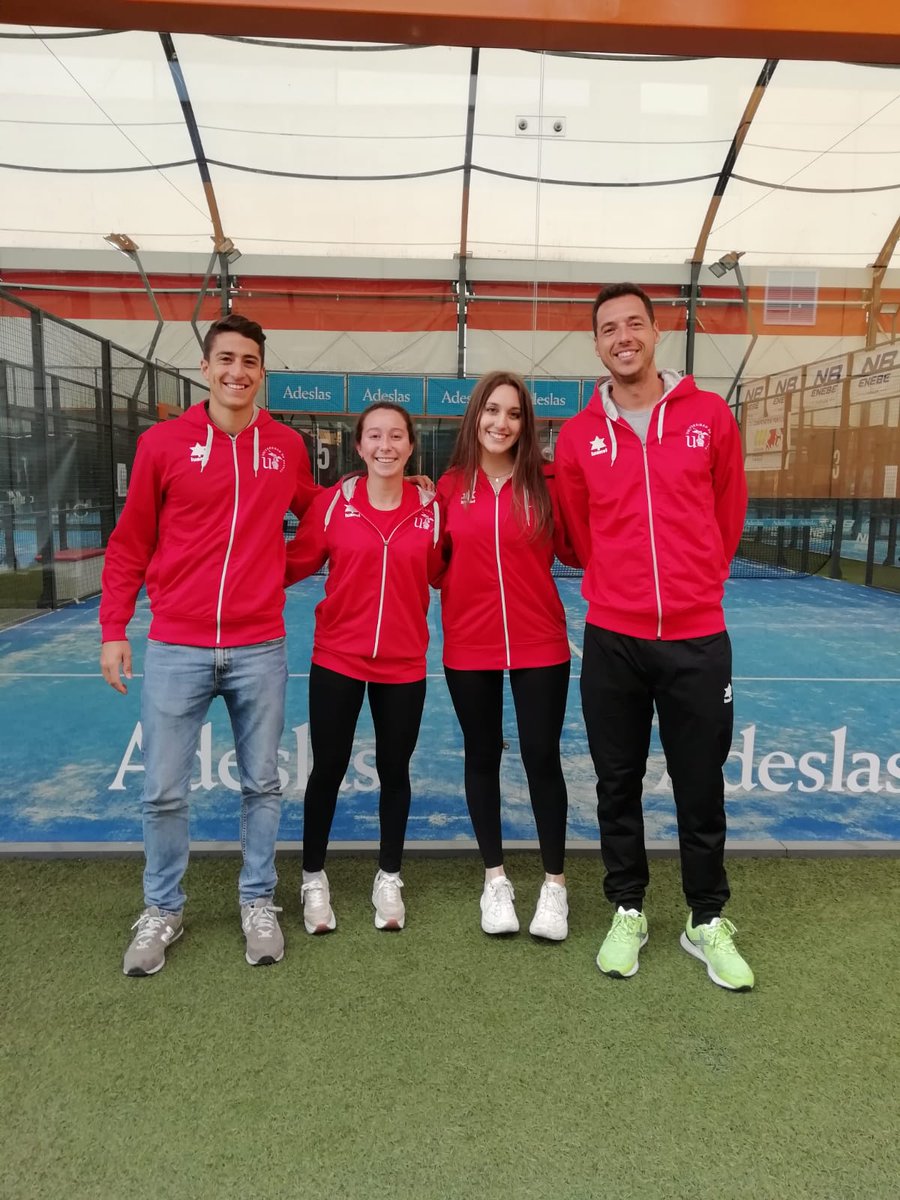 #CEU2019 ¡Ganamos! Las parejas femeninas y masculinas vencen en el segundo duelo de la jornada por 6-1/6-2 a la Francisco de Vitoria y 6-2/6-0 a la Rioja, respectivamente #VamosUS #SomosUS #CEUSCV2019 Mañana vuelve la competición