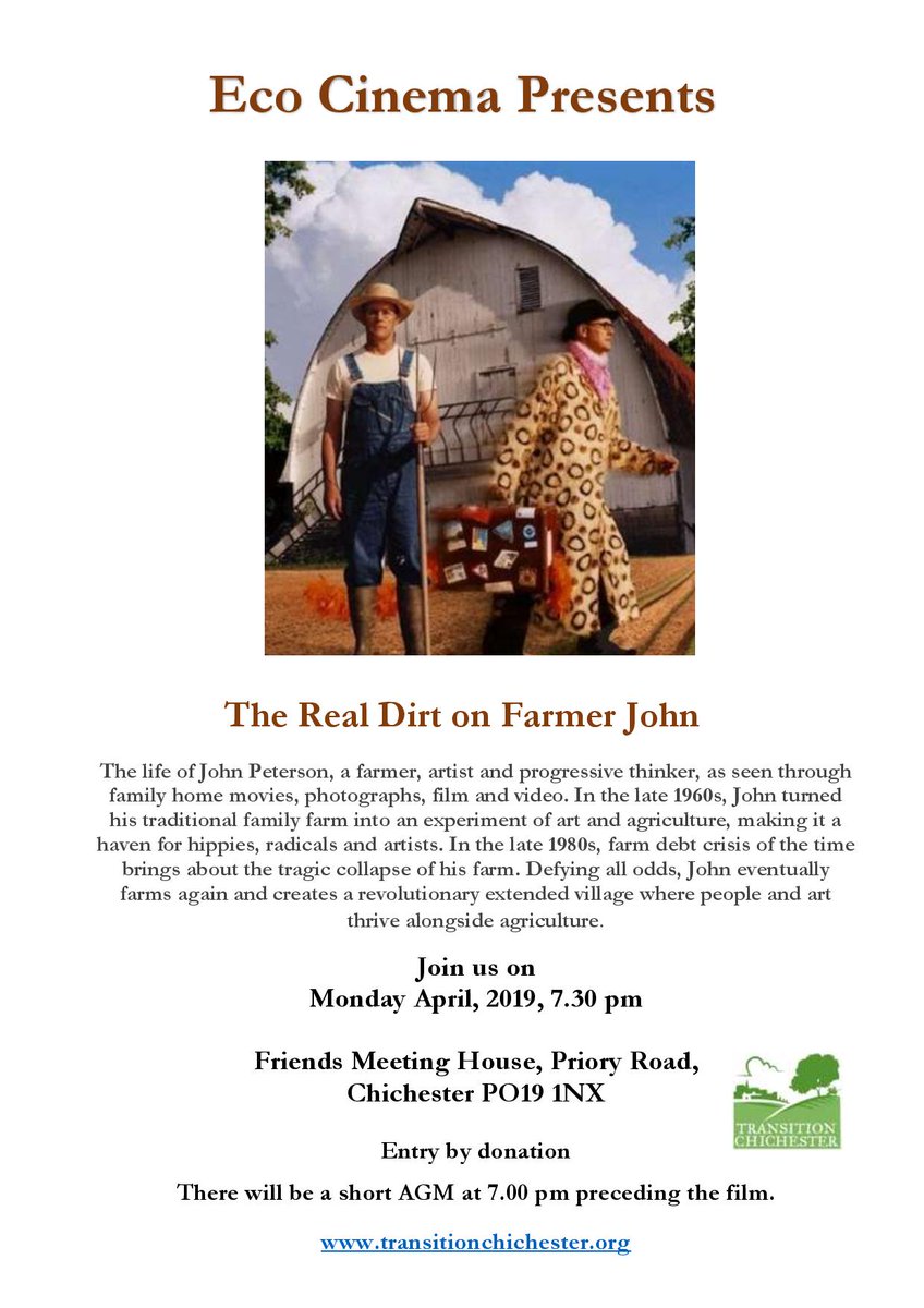 TransitionChi's tweet image. Eco Cinema coming up on 8th April. Come along if you can.