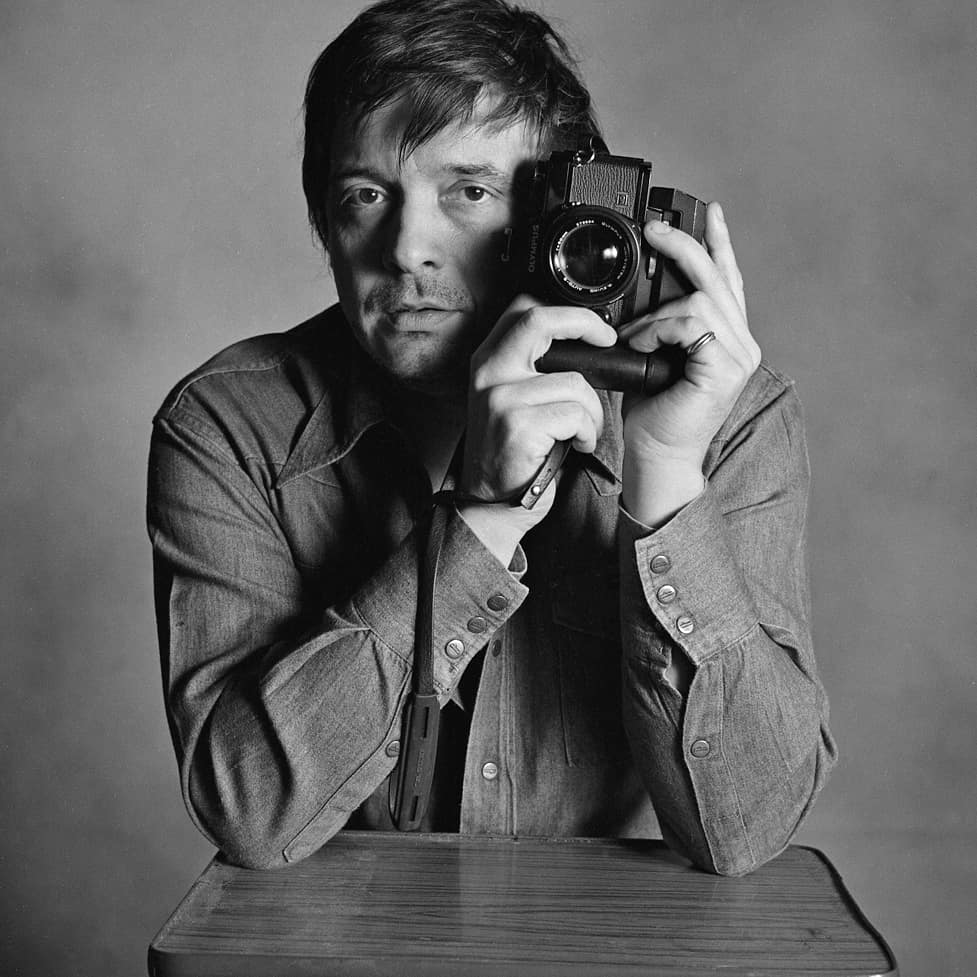 David Bailey 1979 - Copyright Roger George Clark. I took the pictures of <a href="/BaileyQuotes/">David Bailey</a> when the @1854 sent me to interview the photographer in his London studio - 1st May 1979. #davidbailey #portrait Part of <a href="/NPGLondon/">National Portrait Gallery</a> permanent collection.