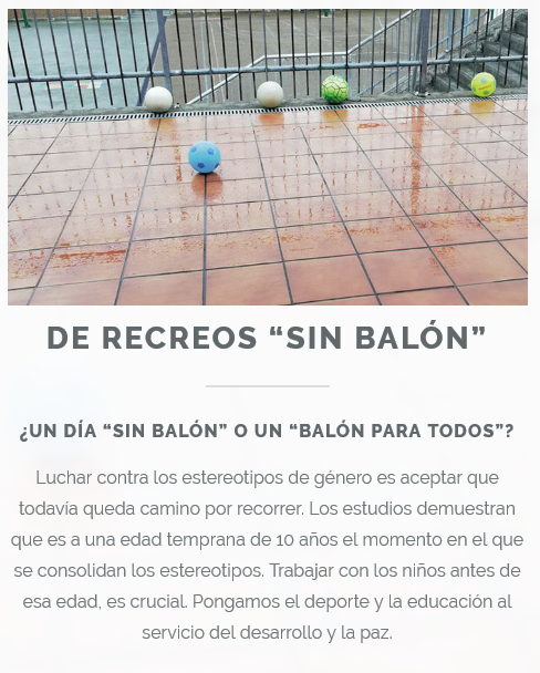 El primer día q les permitieron ir disfrazados en el colegio, la mitad de las niñas iban d la princesa Elsa y casi la otra mitad, d la princesa Ana. Inés, se disfrazó d cebra. De ls días d la semana prefiere l miércoles porque es el día “sin balón” #Genero
40ultimos.org/?d=6a