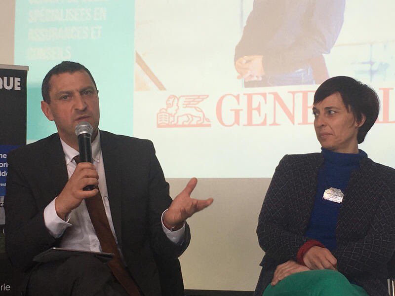 moment avec les étudiants cette am pour évoquer l’entrepreunariat féminin .
Une occasion de parler du métier d’entrepreneur en assurances et notamment avec <a href="/generalifrance/">Generali France</a> 🦁.
 <a href="/laurencedlcrt/">Laurence Delacourt</a>  cadre dirigeante . « Être soi même, fidèle à ses valeurs « : un ingrédient du succès