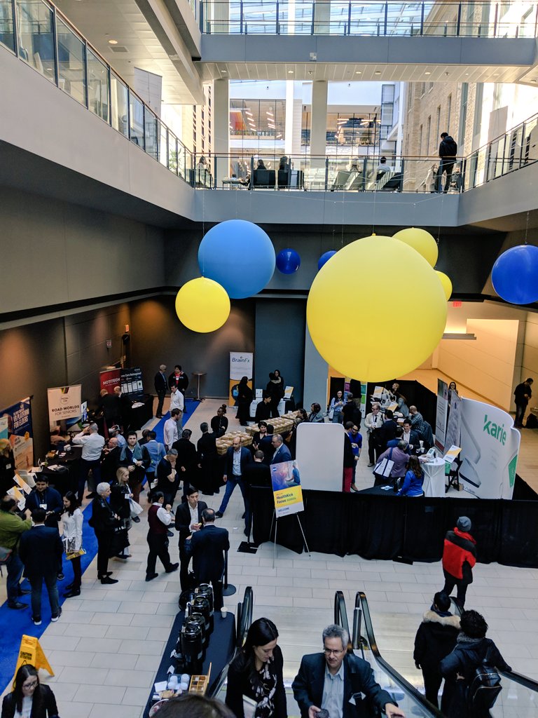 InfinityCoreH's tweet photo. Day 2 at the health innovation week! @MaRSDD #HIW2019  exciting presentations and opportunities to network with health professionals #Healthcare #healthtech #AI #DigitalHealth @marsinnovation https://t.co/EbPHTH8N9z