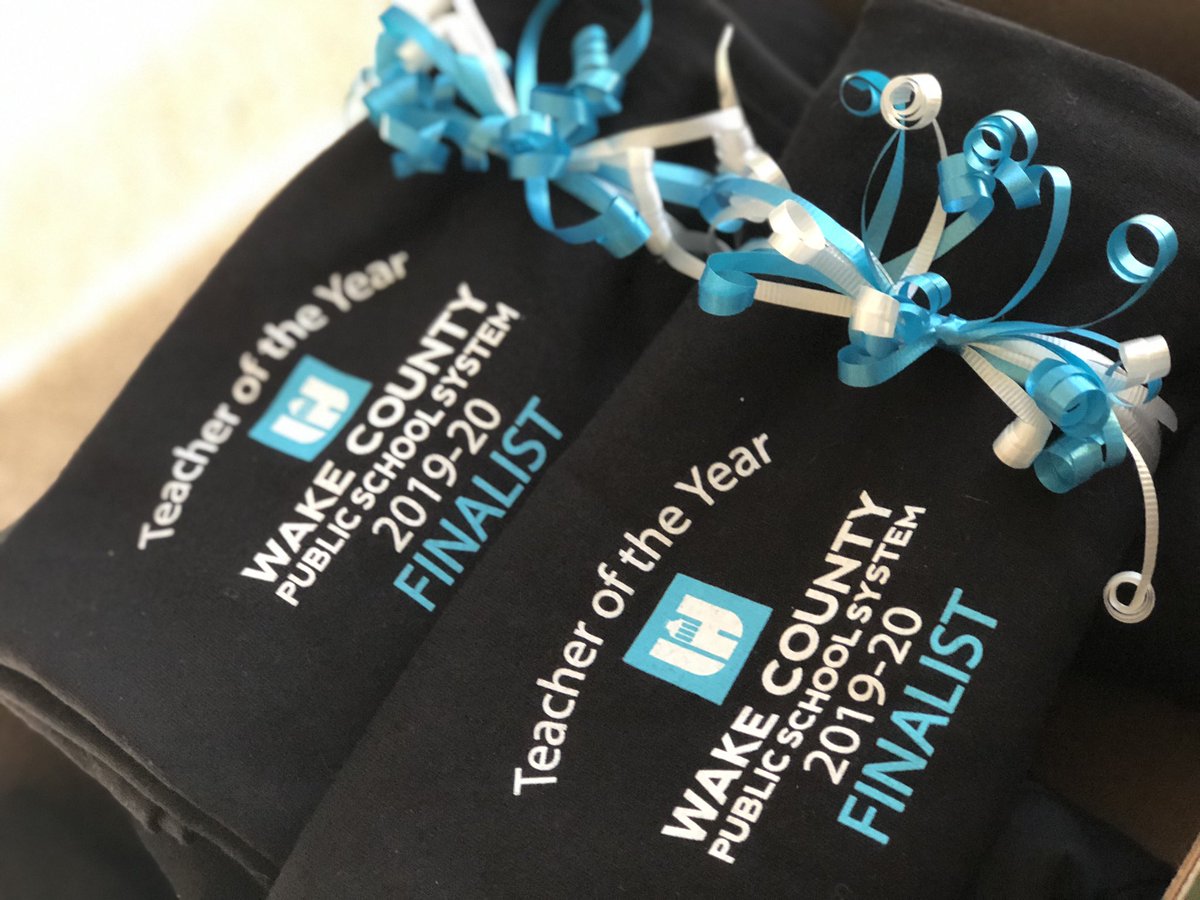LoriRuth18's tweet photo. The @WCPSS Teacher of the Year Patrol is getting ready to surprise the 2019-20 Teacher of the Year finalists! Stay tuned...@WCPSSTeam #bestteacher #dreambig #surprise #WhatStartsHereChangesEverything  @ajmuttillo  @JackieB_Ellis @cmoore90 https://t.co/fEYUYMjTqR