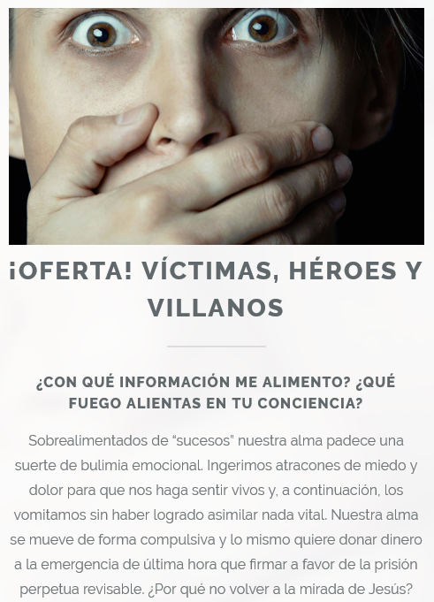 CUIDEMOS NUESTRA DIETA INFORMATIVA
¿cómo alimentamos nuestra sensibilidad y nuestra mirada al mundo y al otro? ¿Podemos hacer una revisión de nuestra dietética informativa?
40ultimos.org/?d=8a
#INFORMATION #Cuaresma #Marianistas