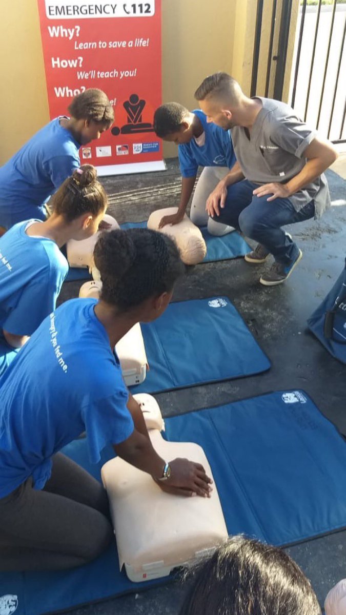 sisaphilacpr's tweet photo. Some pics from our outreach at New Living Hope last week in Retreat. This org is a soup kitchen run by school kids - they’re doing an amazing job! #community #handsonlycpr #sisaphila #cpriseasy https://t.co/Qms57lCes7