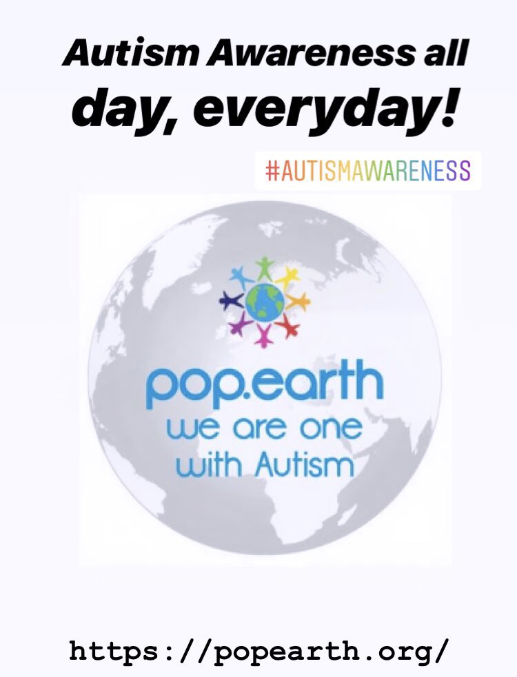 WE ARE ONE WITH #AUTISM <a href="/pop_earth/">Pop.Earth</a> #AutismAwareness