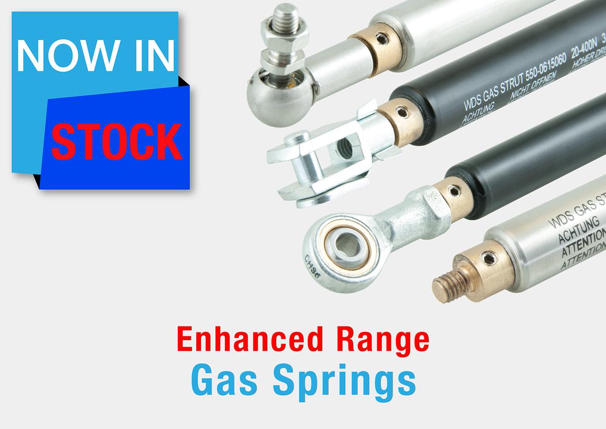 WDSComponentsUS's tweet image. Adjustable #GasSprings range now offers stroke lengths between 20mm to 500mm. Rod and body sizes are available from 6mm rod diameter coupled with 15mm body diameter to 14mm rod with 28mm body. Click for more information: ow.ly/sdO750ouUIw #Manufacturing #USEngineering