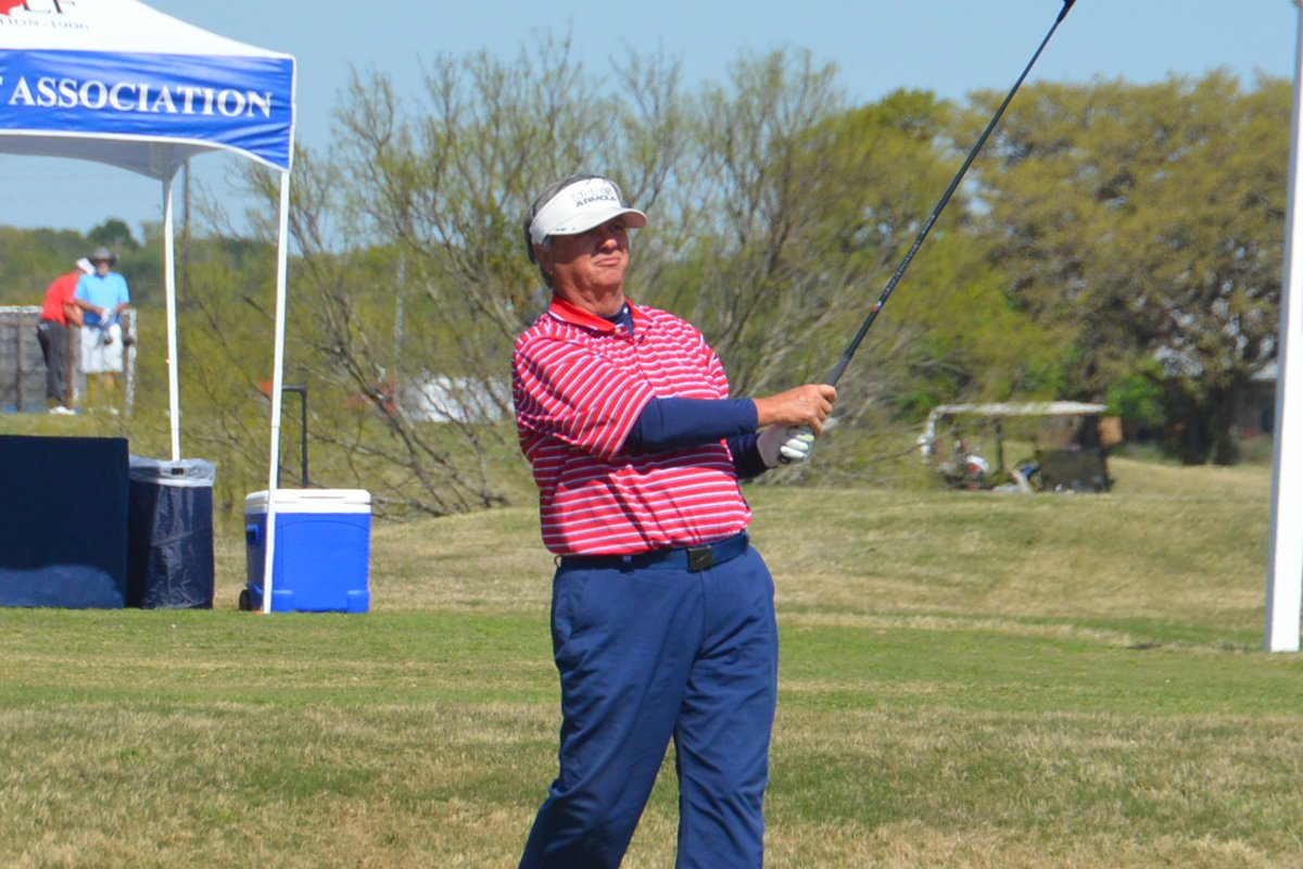 TexasGolfAssoc's tweet photo. The leaders are on the course at the 2019 #SouthSeniorAm presented by #ImpactPrecisionGolf. 

Thank you to @GolfRCClub for hosting this years championship.

Follow along at https://t.co/7fHnJx0UIq https://t.co/nXOGvFJ7n1