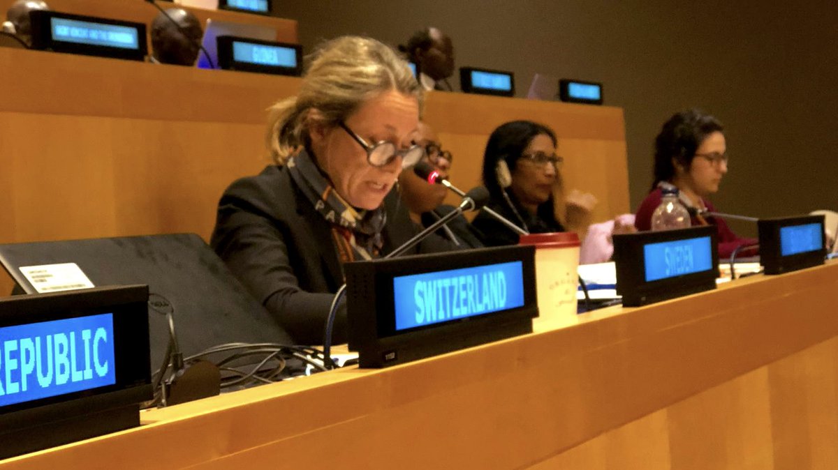 SwedenUN's tweet photo. "Universal health coverage should include an integrated package of #SRHR interventions that safeguards women's &amp; girls' rights to their own bodies &amp; lives, which includes access to safe &amp; legal abortions."
- Anna Sofia Erasmie, @SweMFA 
#CPD52 #ICPD #CSE #UHC https://t.co/6QpzhfLv1o