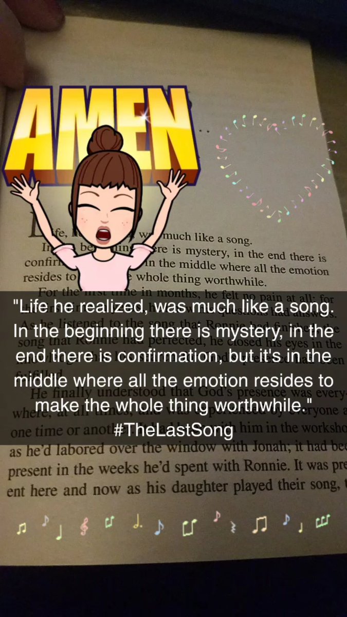 RachelTownson2's tweet photo. Life he realized, was much like a song. In the beginning there is mystery, in the end there is confirmation, but it's in the middle where all the emotion resides to make the whole thing worthwhile 😍🎵 #Booksnaps #sc356 @mfrazier313 @TaraMartinEDU https://t.co/SAMocLXIEr