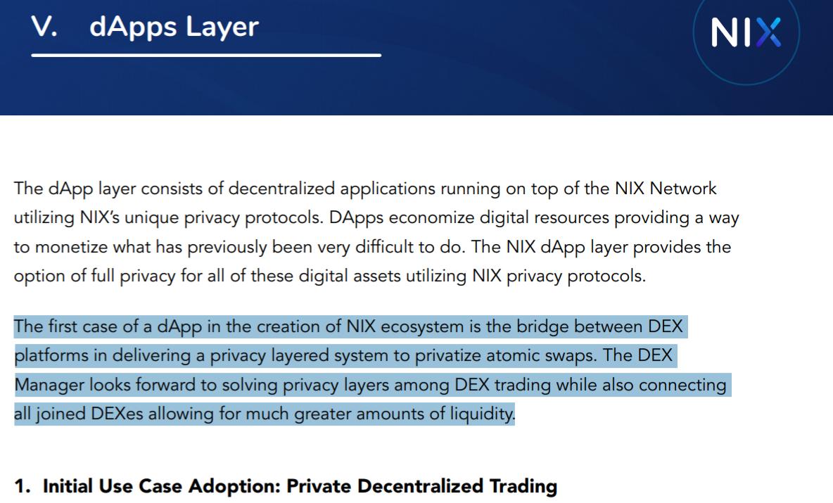 888Velvet's tweet photo. $NIX's #DEXmanager enables an advanced #privacy and #liquidity ecosytem across multiple #Dex's. 

*speculation* 🤔 

Imagine the scale of use when #DEXes go mainstream, and they will! 
True p2p, wallet to wallet trading, no middleman.

👉Will $NIX become "the $BNB of #DEXes" ?? https://t.co/vfCGJGBcfz