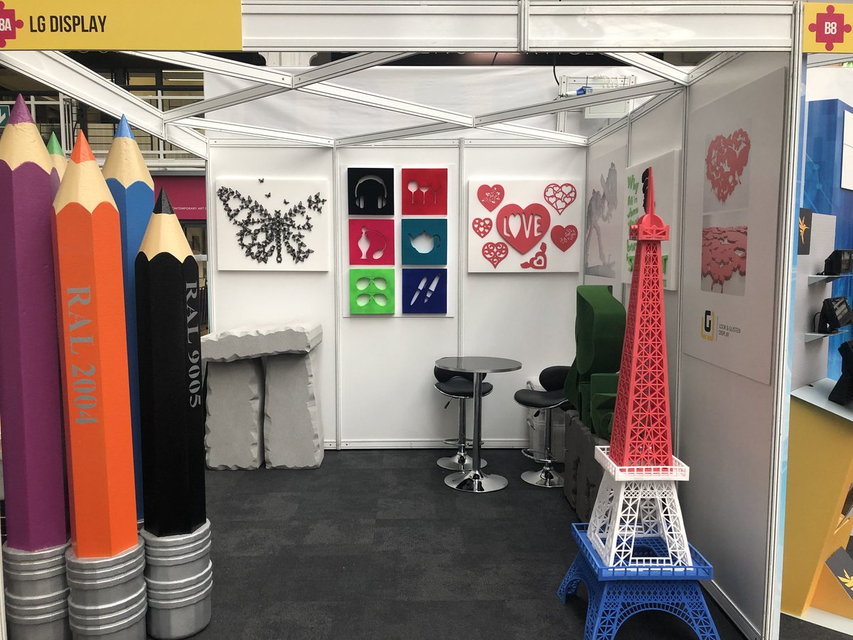 LG__Display's tweet image. We’re here! @VMDisplayShow @TheBDC ready to go tomorrow! Come chat #props at B8a
#lettering #flocking #vm #display