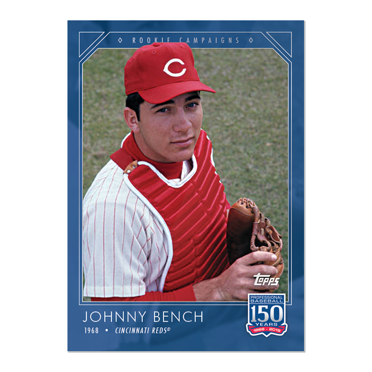 OACCards's tweet image. 3 new Topps #150YearsofBaseball cards

#13 Dwight Gooden, Mets, Records and Award Winners
#14 Rickey Henderson, Athletics, Historic Moments
#15 Johnny Bench, Reds, Rookie Campaigns