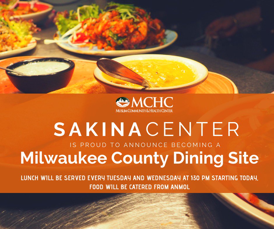 Sakina Center is proud to announce it is now a Milwaukee County Dining Site.