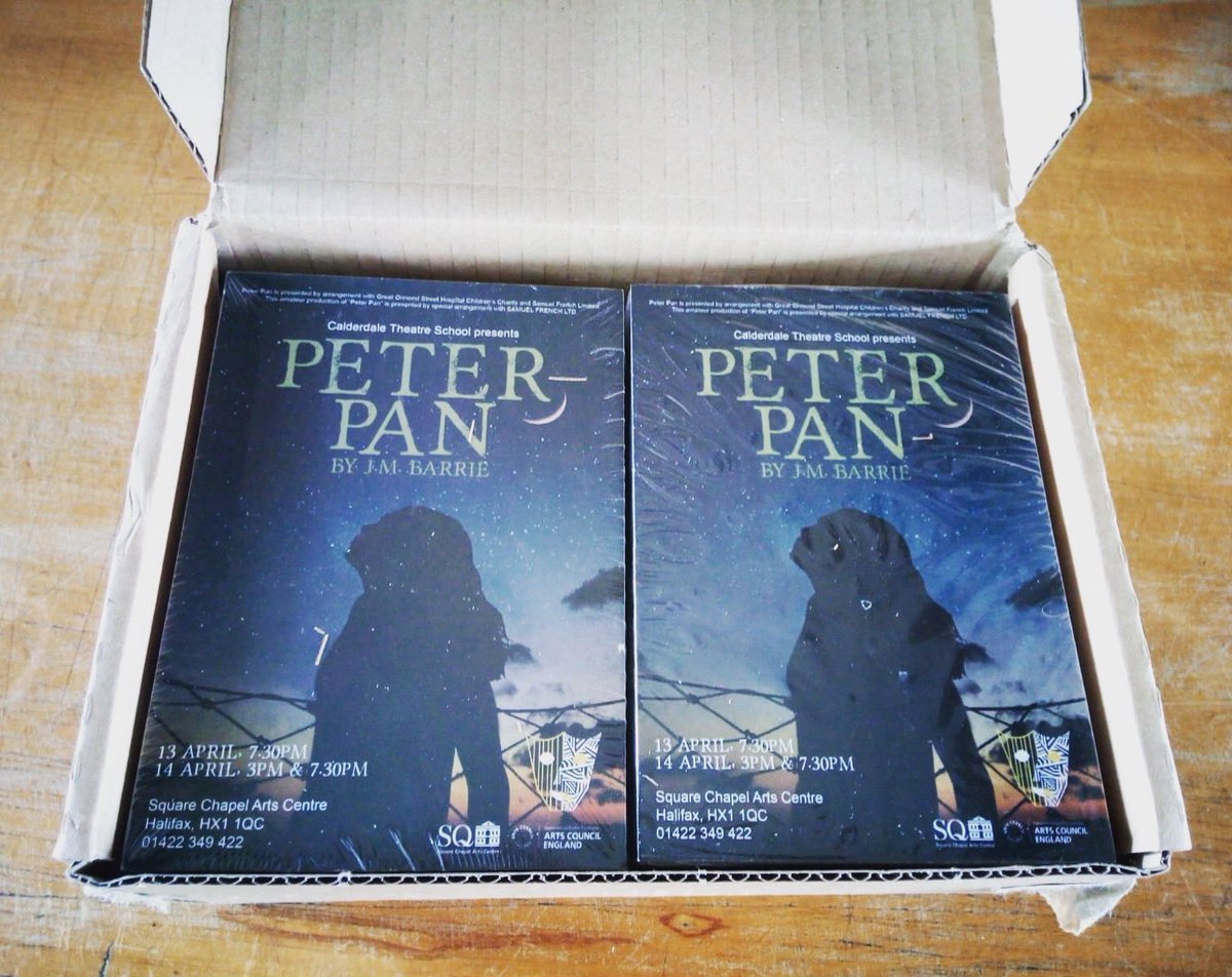 Peter Pan postcards arrived today! Who else is getting excited?? @squarechapel