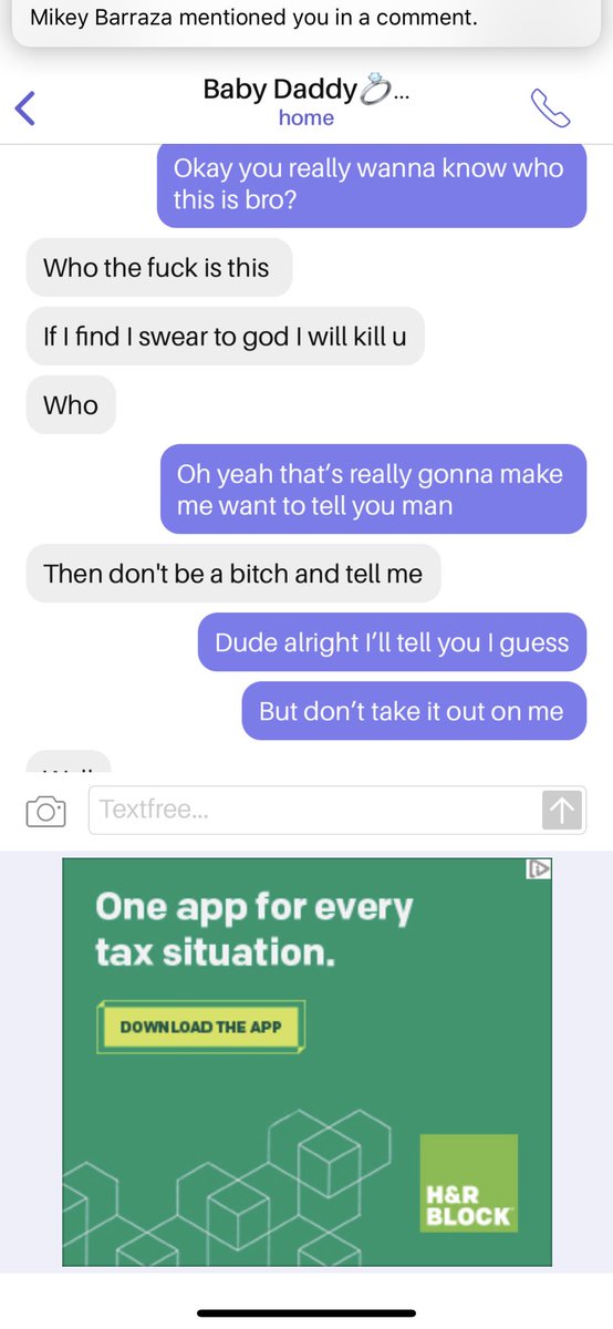 annarenee916's tweet photo. So i April fool’d mikey yesterday and it’s too damn funny not to share! I downloaded a fake texting app and told him I made out with his girlfriend! I wish I would have been there for his reaction. Pranking Mikey is always the funniest shit ever!😂😂😂 https://t.co/HVLh4Uz8aR