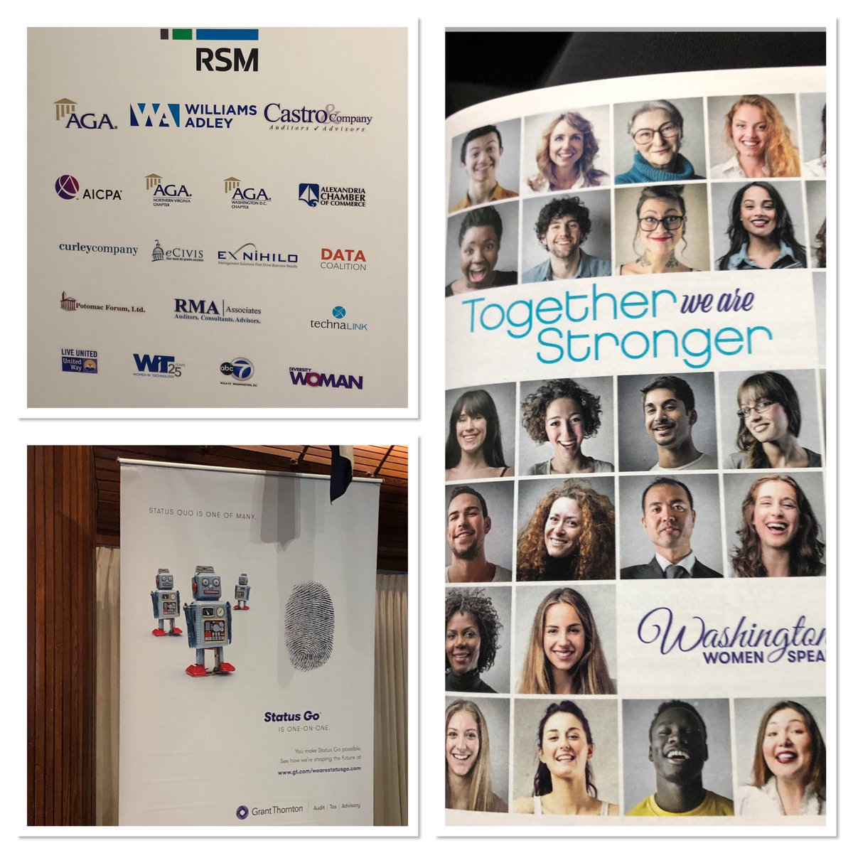 WMHuddles's tweet photo. .@GTPublicSector thanks @RepBeatty @CarlWillisTV @SrikantSastry, @gmo728 @bjpankaj @vintona02 @MeaghanPD @RAH_United panelists, sponsors, volunteers &amp; attendees #GTWWS “Together we r Stronger” #inspire collaborate &amp; b intentional https://t.co/0lKoHYSnNt