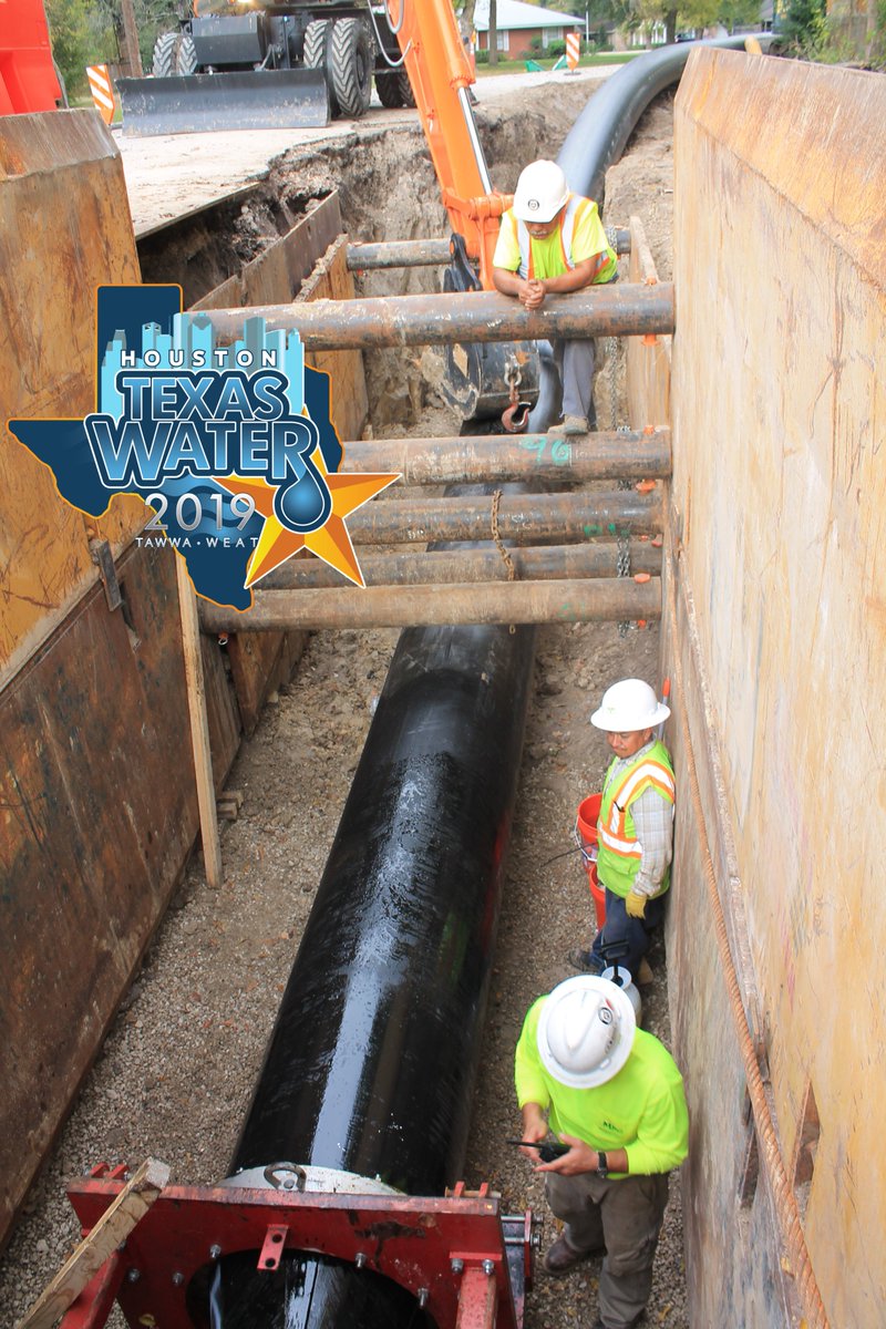 MurphyPipeline's tweet photo. Texas Water is NOW! Booth 1818. Come say hi to Big Al. #txwater19 #texaswater #txawwa https://t.co/3Roc9TLH51