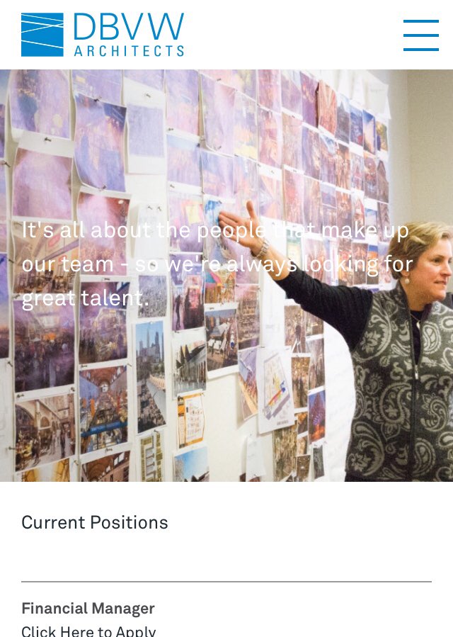 Job feature alert! 🚨 DBVW Architects is hiring two positions! Job Captain/Project Manager and a Preservation Architect. This is a firm with a lively and collaborative work environment! Check out the details on our site—link in bio! 💼🏛🏙 @dbvwarchitects