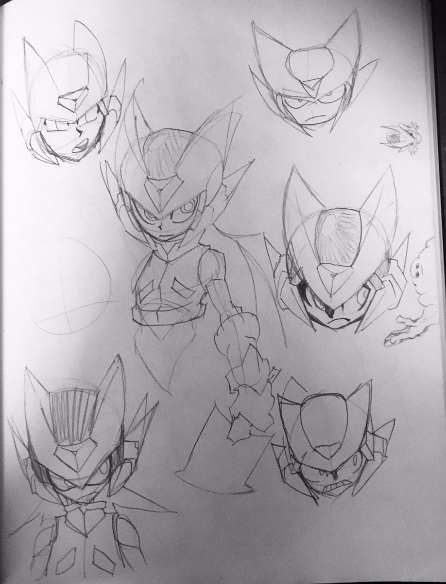 Some Zero sketches from a couple days ago 