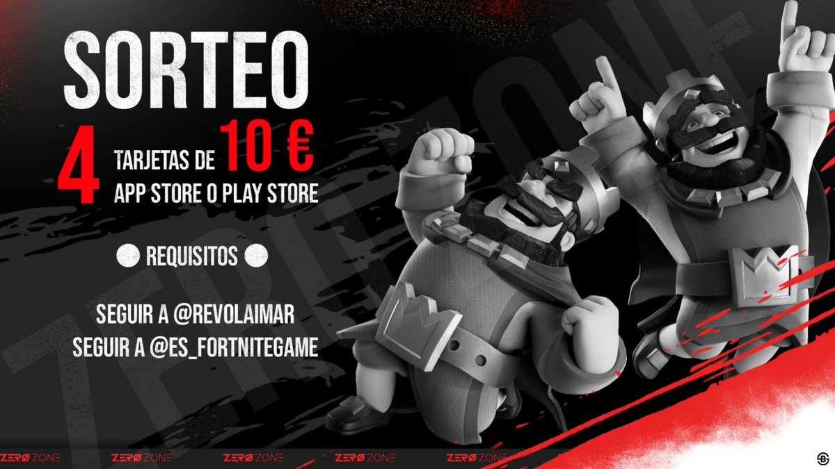 🎁#SORTEO 4 TARJETAS 10€ (APP STORE &amp; PLAY STORE) 🎁

REQUISITOS 🖤

¡#RT a este tweet!
¡#Follow <a href="/ReVoLAimaR/">RevolAimar</a>!
¡#Follow @ES_FortniteGame!
¡Menciona a un/a amig@!

Fin del #sorteo 03/04