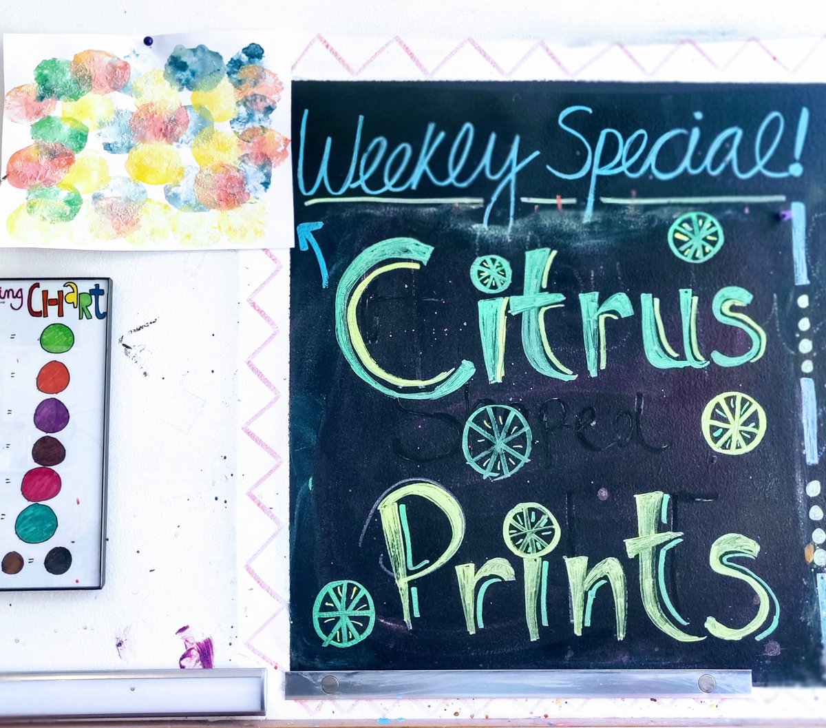 PrivatePicassos's tweet photo. Make a gorgeous citrus print, inspired by our @instagram friends #playhouseartla. Available this week as our Weekly Special! #privatepicassos #parkslope #parkslopekids #parkslopeparents #brooklyn #brooklynkids #nyc #nyckids #dropinart #kidsofinstagram#shopsmall #makeart https://t.co/eNxuAsUuTb