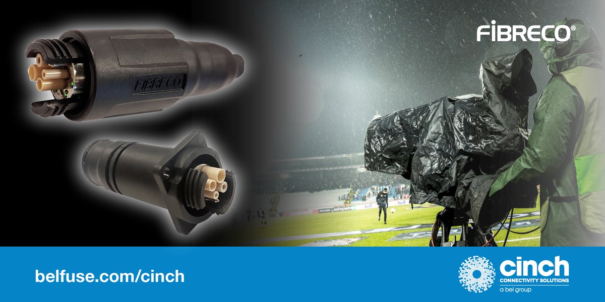 CCS_Cinch's tweet photo. @CCS_Cinch introduces the Fibreco S-Lite™ Expanded Beam Connector Series, high performance & reliable expanded beam solutions for outside broadcast & harsh environment applications.
Click https://t.co/lebGwywkbU
#belfuseinc #CinchConnectivity #connectors https://t.co/tQNNXoZQ6X