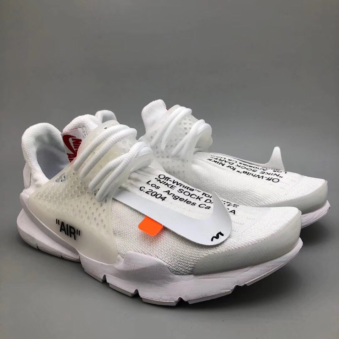 nike off white sock dart