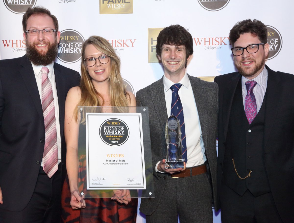 MasterOfMalt's tweet photo. Last week we were named Online Retailer of the Year at the Icons of Whisky Awards – and we’re STILL super excited!

https://t.co/cc2LBB06aR https://t.co/qIbpwOmfKd