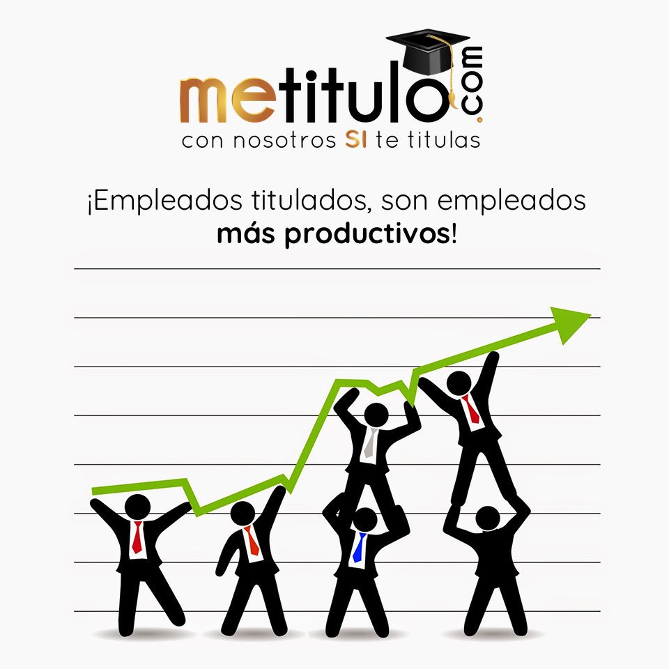 metitulo's tweet image. ¿Deseas que tu personal sea más productivo? ¡Dales las herramientas para lograrlo! Si los apoyas a lograr su titulación (o a terminar su preparatoria), es seguro que serán más felices, producirán más y tendrán más lealtad a tu empresa. 
Más información: goo.gl/3VUYys