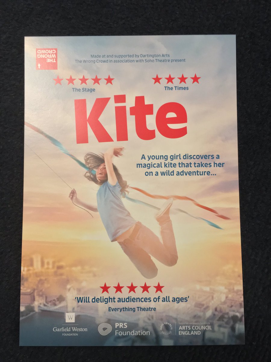 dwprescott's tweet photo. Our Resident Company @TRPlymouth are back in the Drum all this week with their very fine production of KITE #Kiteplay https://t.co/7EUDyQOZA7