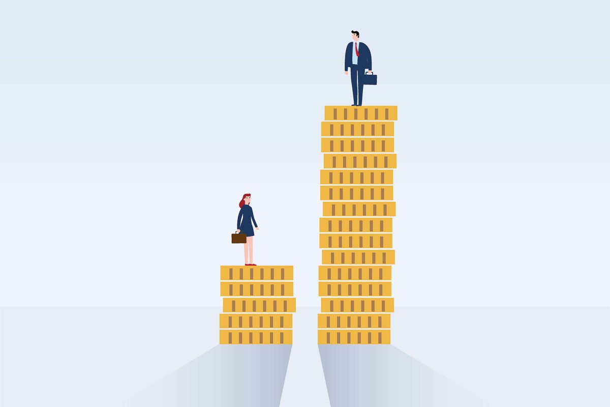 nypost's tweet photo. Many men think the gender pay gap is fake news: poll https://t.co/f7ZHT94Zj8 https://t.co/bsOkcFCxbN