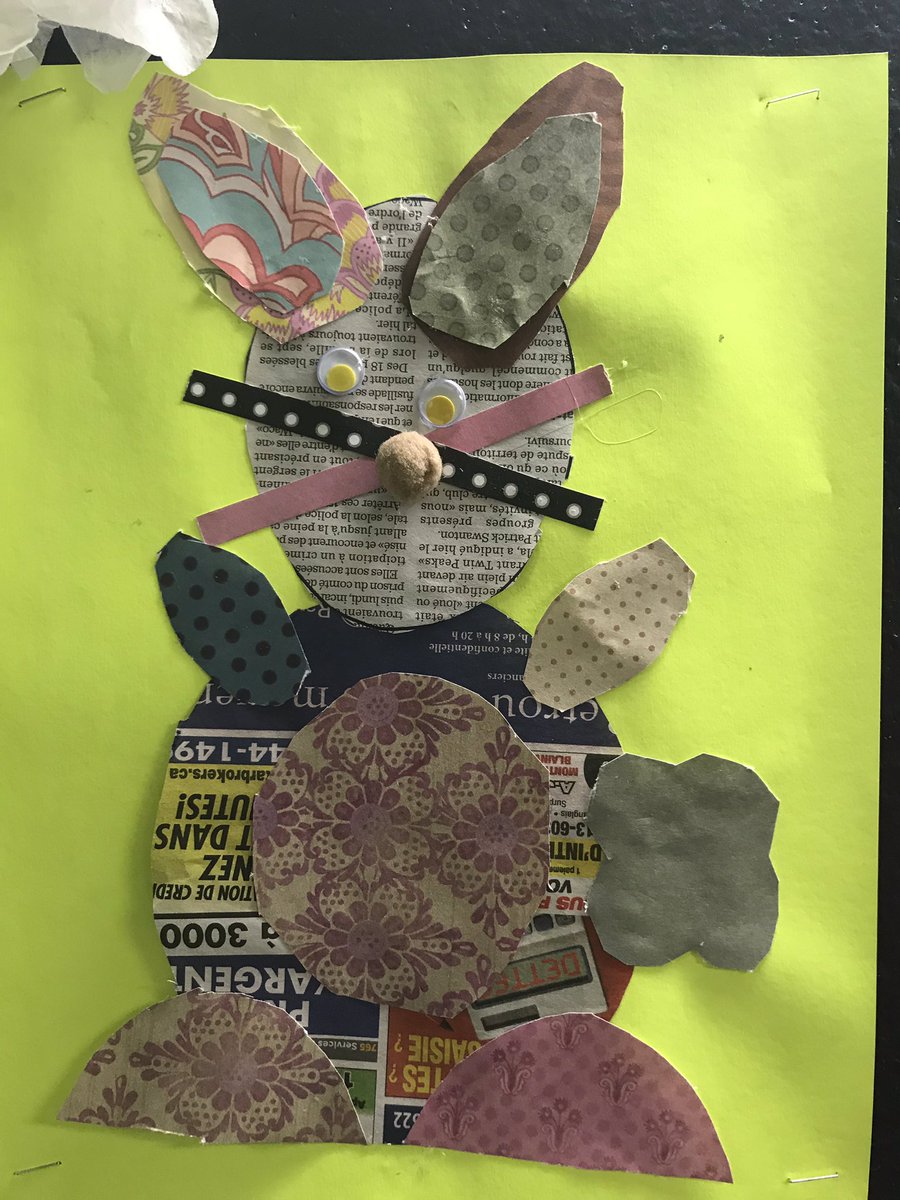 Kindergarten’s Mismatched Bunnies 🐰 are ready for Easter!