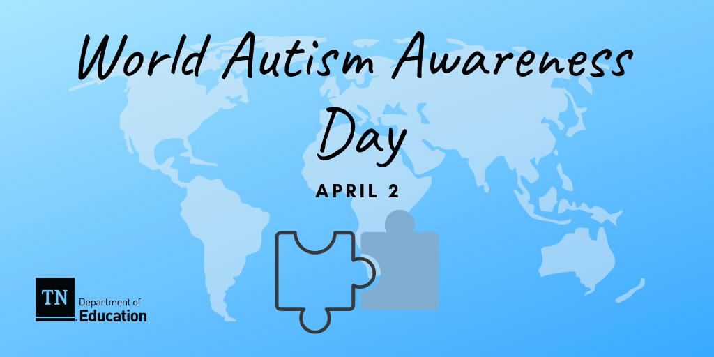 TN teachers and students: On this #WorldAutismAwarenessDay how are you celebrating and promoting acceptance? #EveryStudentEveryDesk #IloveTNstudents #AutismAcceptance