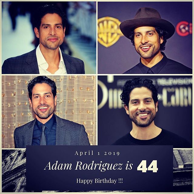Actor Adam Rodriguez turns 44 today !!!    to wish him a happy Birthday !!!  