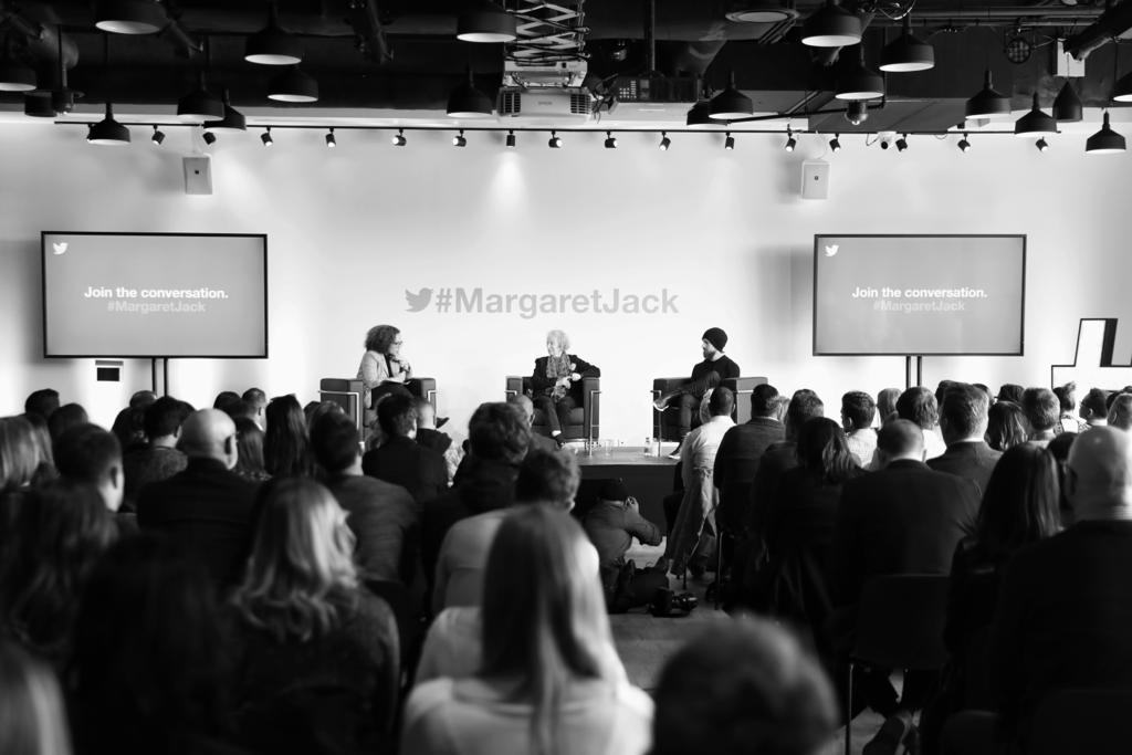 We are incredibly excited an honored to host  a special conversation with <a href="/MargaretAtwood/">Margaret E Atwood</a> and <a href="/jack/">jack</a> today at @hxouse #Margaretjack