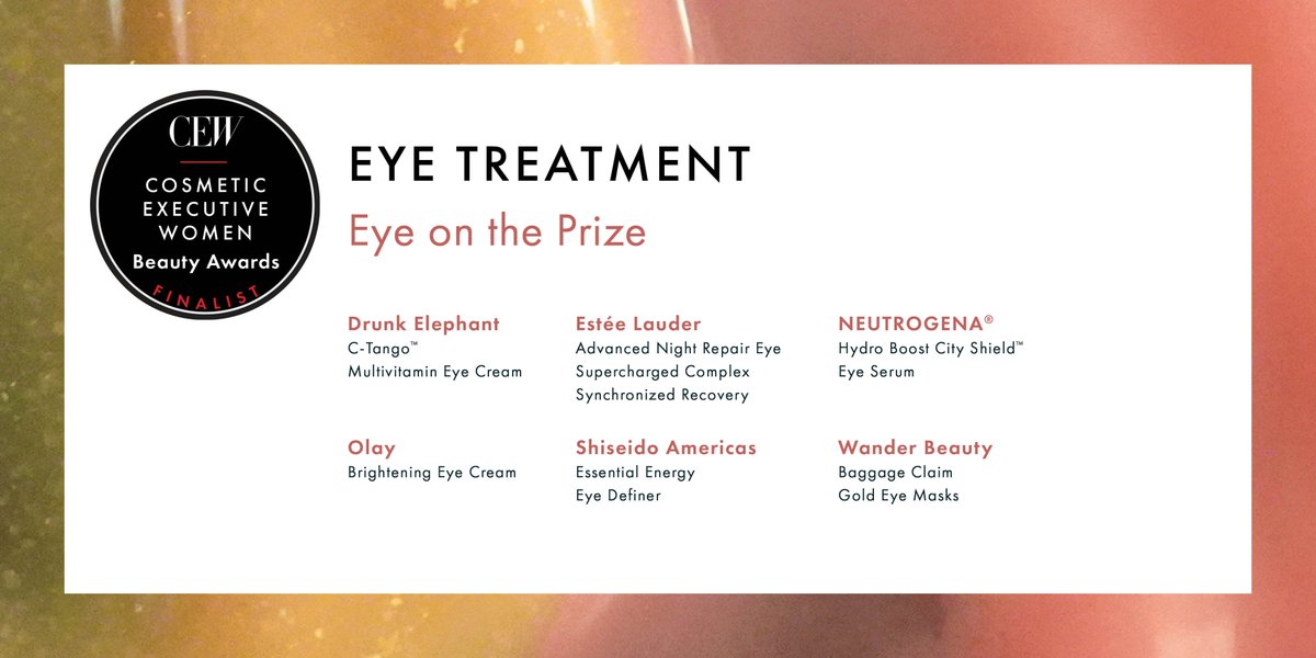 CEWinsider's tweet photo. Our #Eye Treatment #CEWFinalists certainly have their #eyeontheprize. https://t.co/CfdYvuGpcG