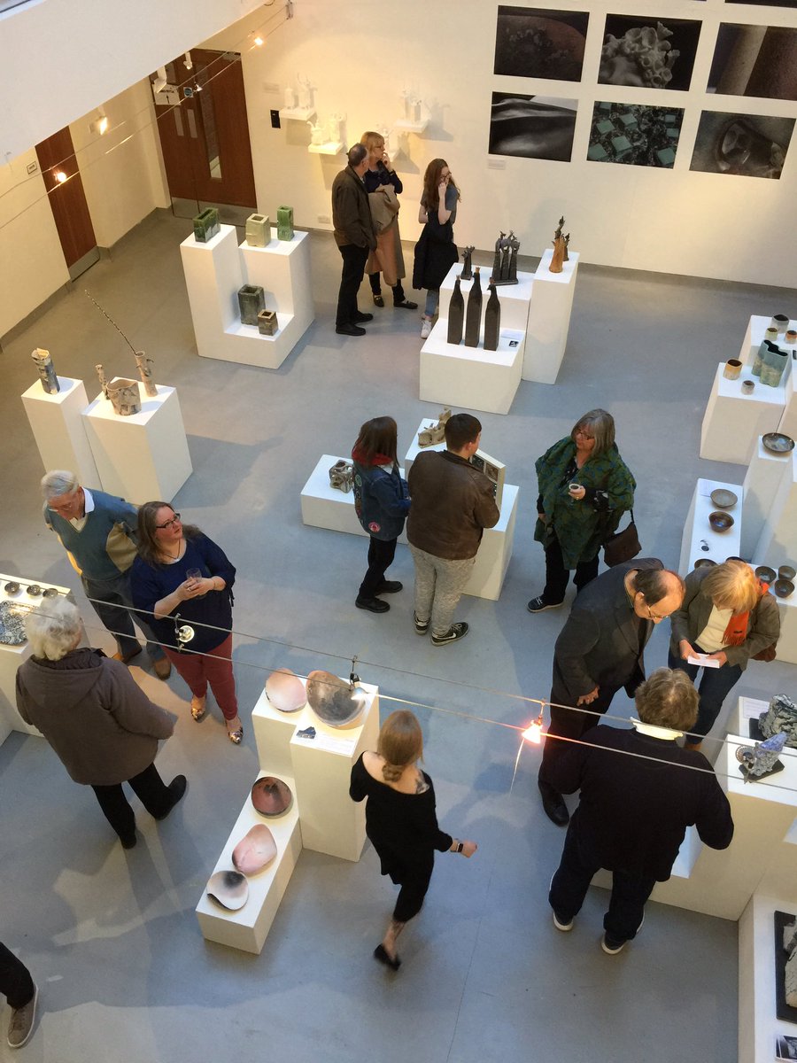 TCallagher's tweet photo. Lots to see in the #UCLay exhibition #PR1Gallery @UCLan Open weekdays until 24 April. Free admission and all welcome #ceramics #art #clay https://t.co/jGdFKQ9DhX