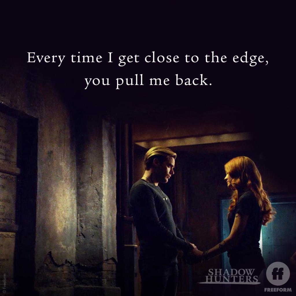 ShadowhuntersTV's tweet image. Nothing is stronger than love. 

See #Clace in last night's episode of #Shadowhunters now on Freeform.com, On Demand, and Hulu.
