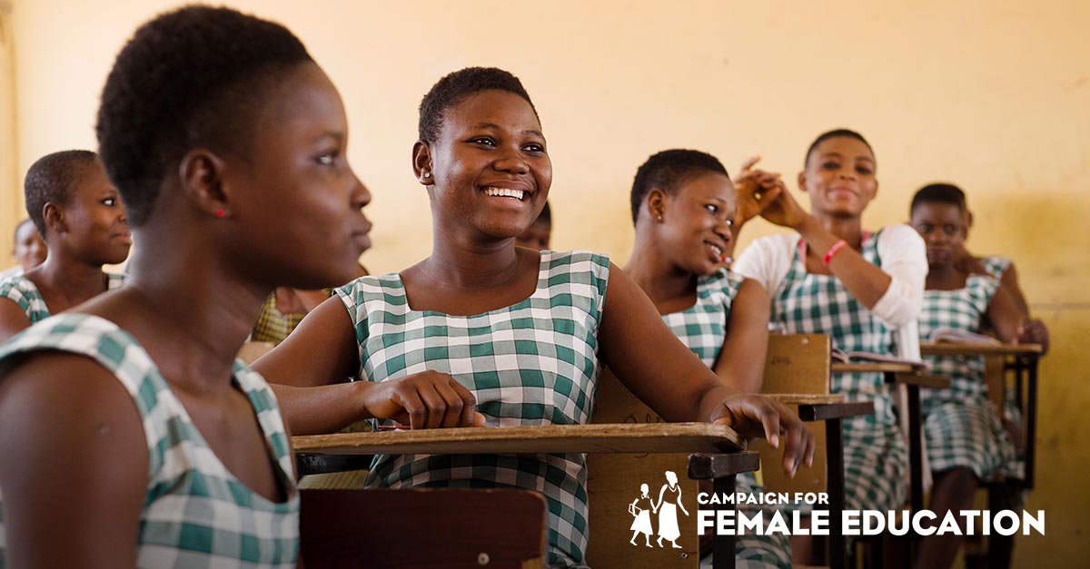 Camfed's tweet photo. Did you know that an educated girl will marry later, have a smaller, healthier family &amp; support her children's education? 

The positive impact of #GirlsEducation lives on generation after generation. It's world-changing! 

https://t.co/OZJjKnnTWV #EducationChangesEverything https://t.co/pmK9g48eYm