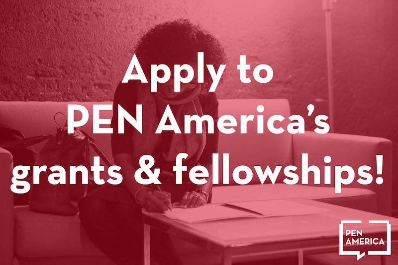 PENamerica's tweet photo. • @PEN_EV Fellowship for new writers isolated from the literary establishment
• The Writing for Justice Fellowship for writers addressing issues of mass incarceration
• Grants for book-length translations into English 

are now accepting applications! https://t.co/MZ4vgimbg9 https://t.co/Cc9GixGLzY
