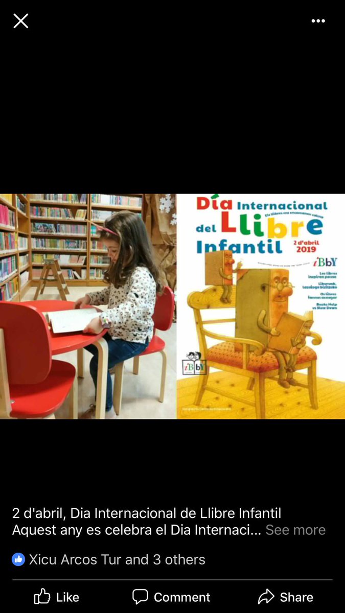 FannyTurRiera's tweet image. Avui, 2 d'abril, #DiaInternacionaldelLlibreInfantil, cal agrair a editors, llibreries i biblioteques el seu paper imprescindible perquè les petites i grans històries, escrites i dibuixades per autors i il.lustradors arribin als petits i grans lectors #PladeCulturaIB @goib