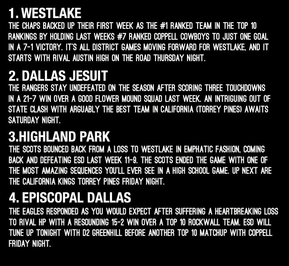 IronHorseAustin's tweet photo. 🚨THIS WEEKS TEXAS BOYS HIGH SCHOOL LACROSSE STATE TOP 10 RANKINGS🚨 https://t.co/zDA9nHmp2S
